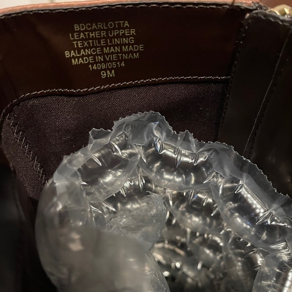 Bandolino Two-tone Brown Leather Boots - Picture 6 of 7